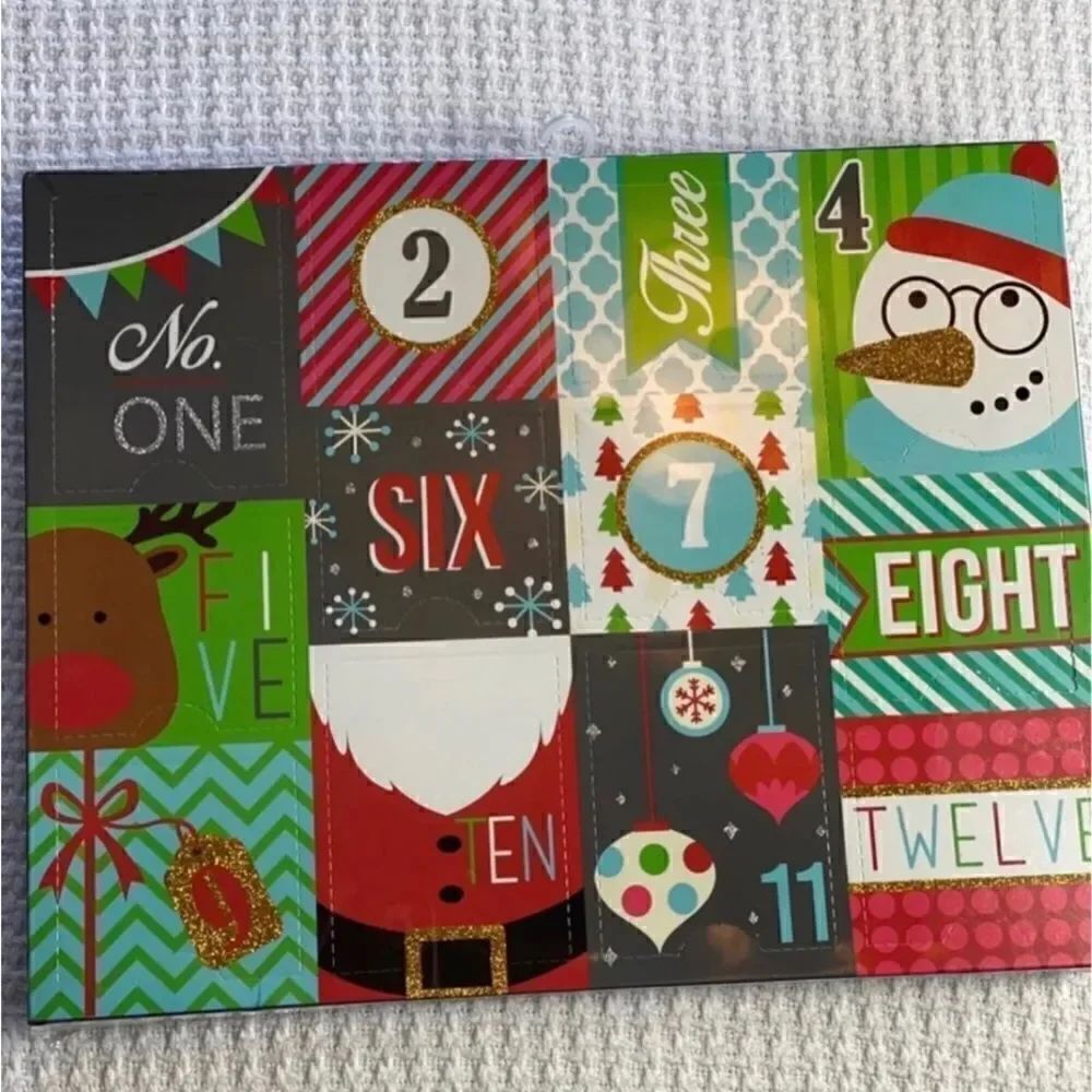 12 Days of Christmas Socks sz 7.5-3.5